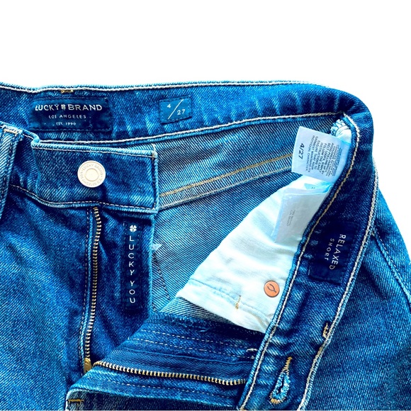 Lucky Brand Shorts Relaxed Fit Cut- Off Size 27 - Picture 3 of 7